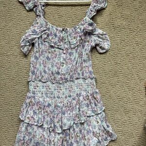 LoveShackFancy Pastel Floral Dress